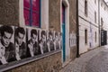 Posters for Egon Schiele's museum in Krumlov, Czech republic